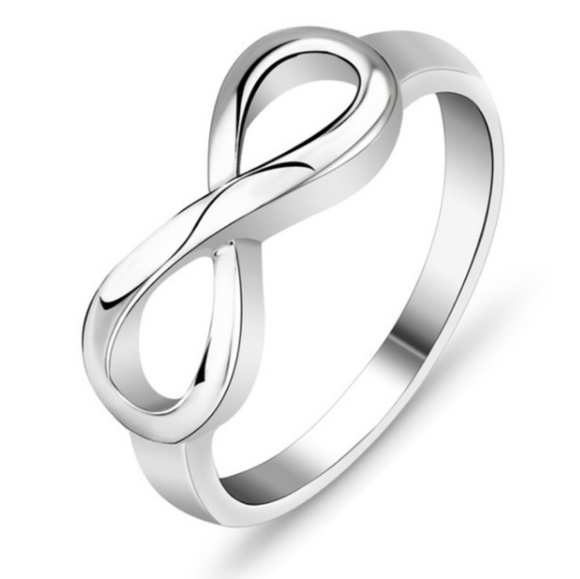 Jewelry - AWESOME .925 STERLING SILVER INFINITY RING